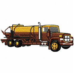 Truck Embroidery Design 4 Truck Embroidery Design 4